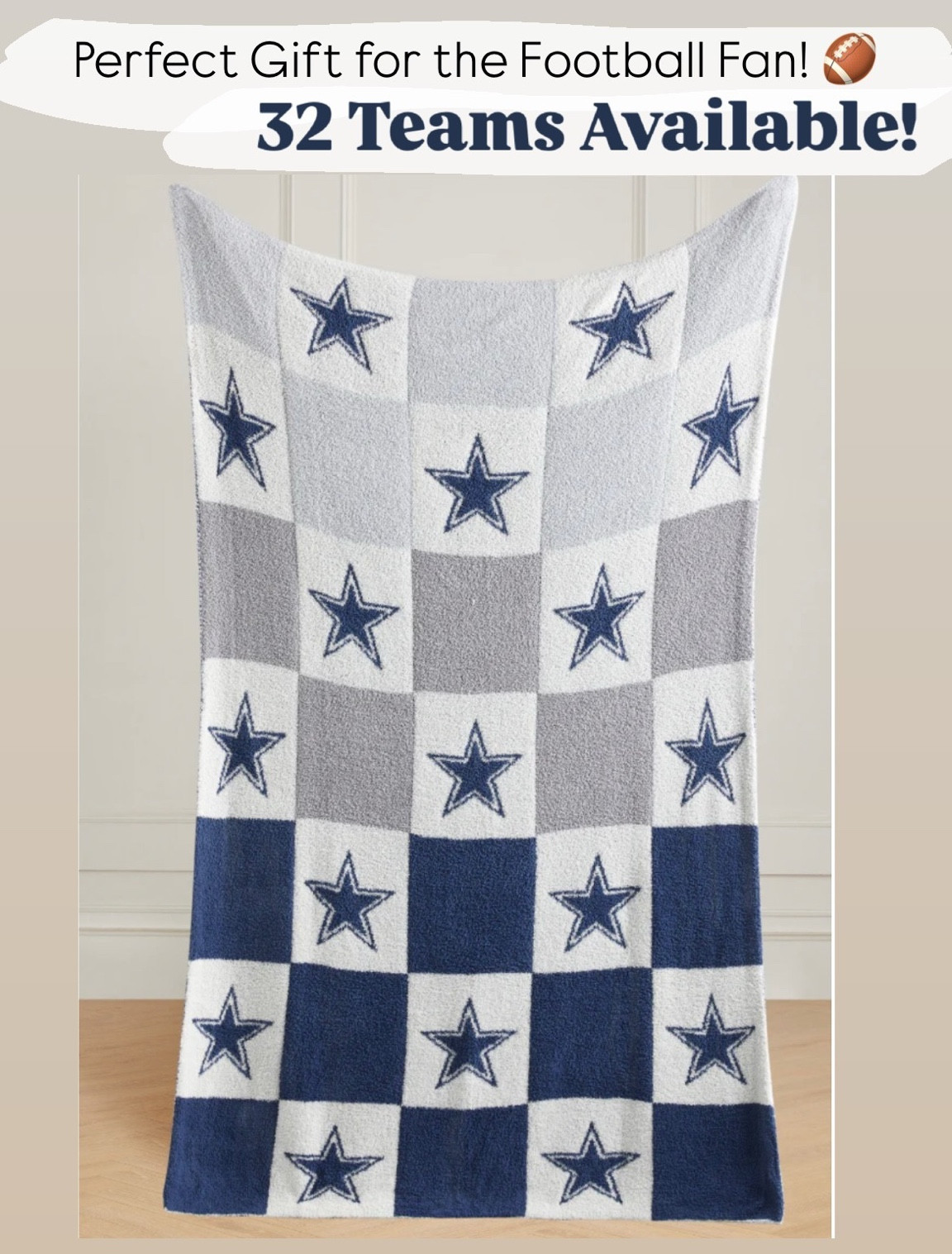 Gifts for him Under $50! How good are these football blankets that are so warm and cozy- under 50 and have all 32 teams available!!

Gifts for him under $50, gifts for football fan, man cave gifts, Dallas cowboys, ny giants, Black Friday sale, gifts for teen boys

#LTKGiftGuide #LTKCyberWeek #LTKFindsUnder50