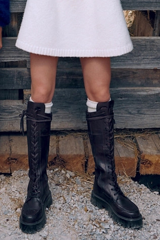 Jones Tall Lace Up Boots | Free People (Global - UK&FR Excluded)