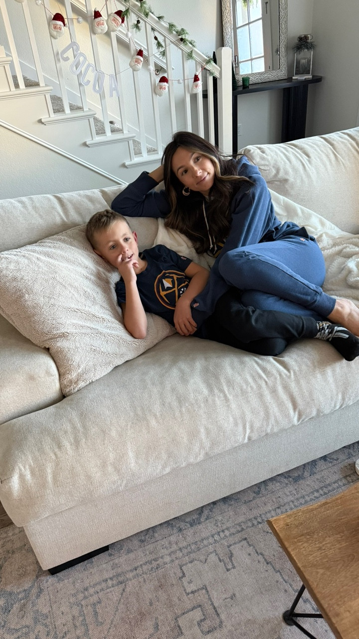 Absolutely loving these days with my boys. I may not be a cool mom in their eyes but I can throw together a Denver Nuggets viewing party complete with matching gear   @homage #MakeSomeNoise #TeamHOMAGE #Partner 

#LTKGiftGuide #LTKmomlife #LTKKids