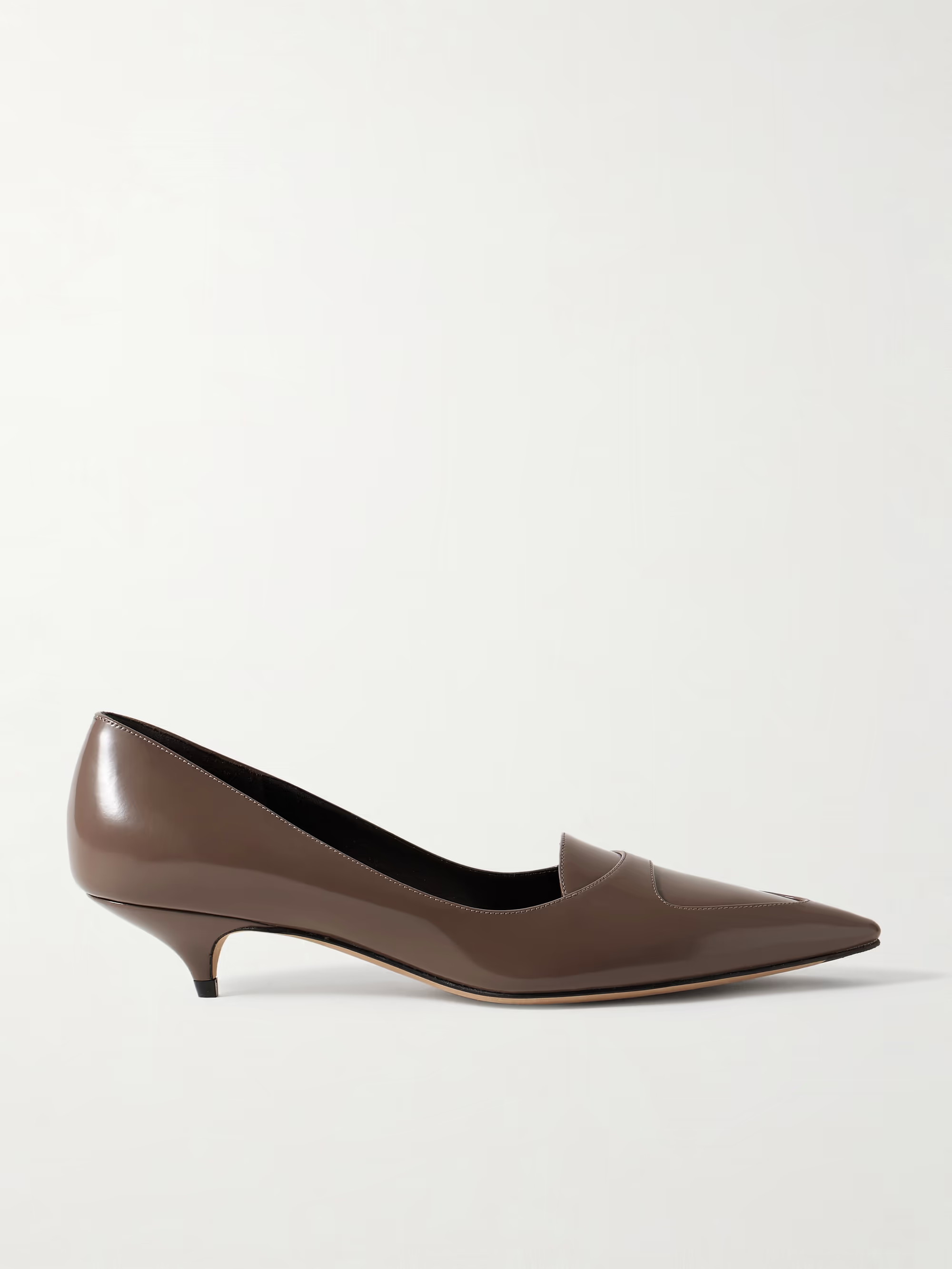 Viv glossed-leather pumps | NET-A-PORTER (UK & EU)