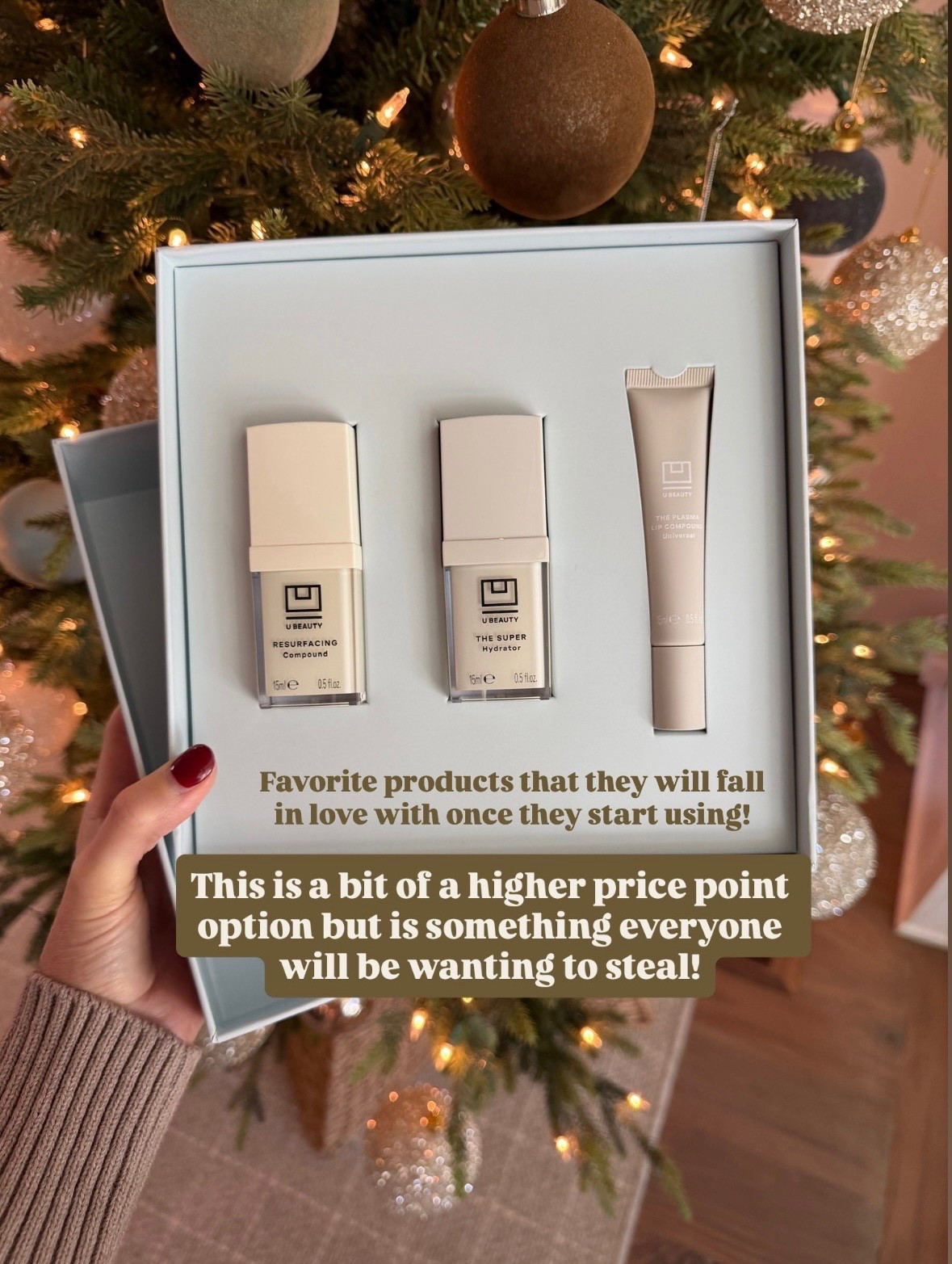 This is a higher price point gift, but everyone would be wanting this if you brought it to a favorite things or white elephant party! I love U Beauty products!

Loverly Grey, white elephant, beauty, gift ideas, favorite things 

#LTKGiftGuide