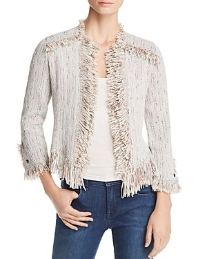 Nic+Zoe Fringe-Trim Tweed Jacket | Bloomingdale's (US)