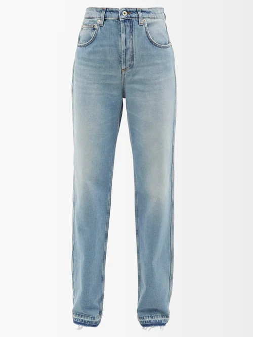 Loewe - Straight-leg Jeans - Womens - Light Denim | Matches (US)