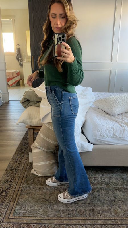 Favorite comfortable jean is on sale!! Love these! Also linking my new shoes! #jeans #thanksgivingoutfit 

#LTKSeasonal #LTKHoliday #LTKHolidaySale