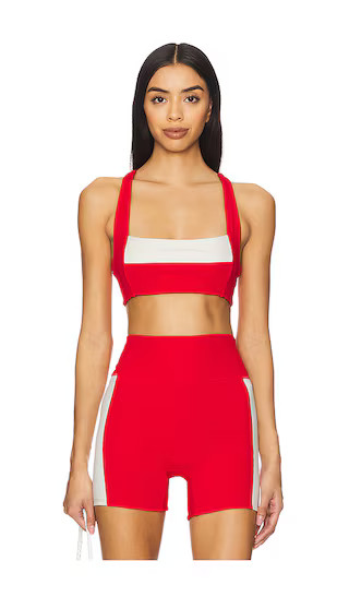Uppercut Sports Bra in Flame & Cream | Revolve Clothing (Global)