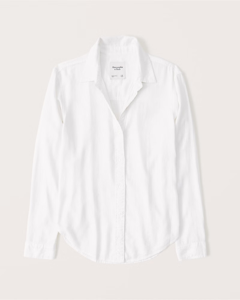 Long-Sleeve Resort Shirt | Abercrombie & Fitch (US)
