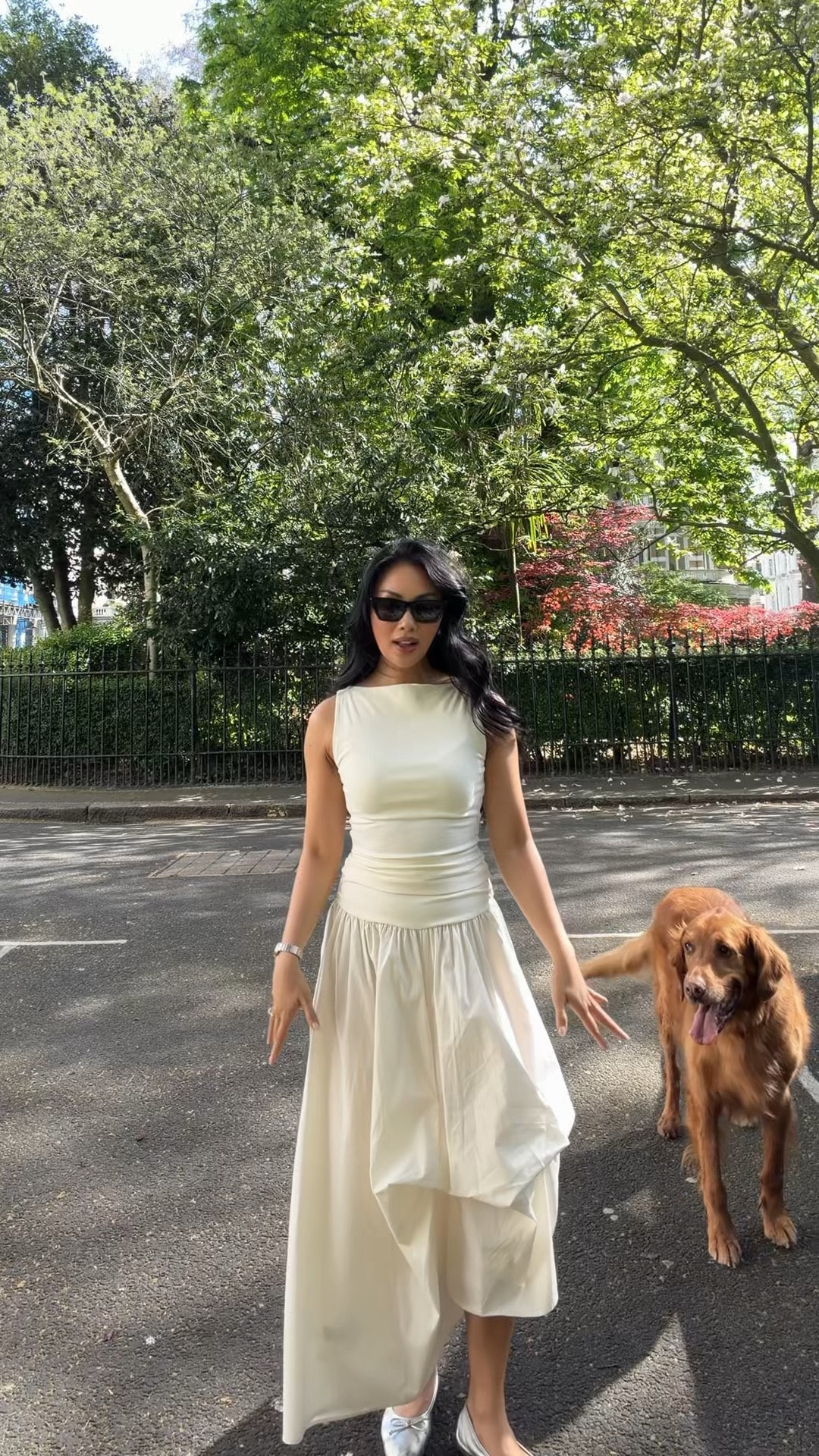 Warm sunny day in London!! Wearing a small in both pieces 

#LTKootd #LTKTravel #LTKSeasonal