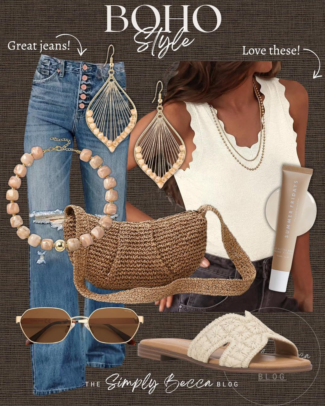 Relaxed Boho Looks for Any Day

     @DSW 

 #ltkwomens #amazonfashionfinds #bohostyle #summeroutfits #wovenpurse #LTKootd #LTKmomlife #LTKSeasonal