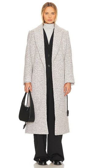 L'Academie Alaiya Coat in Light Grey. Size S. | Revolve Clothing (Global)