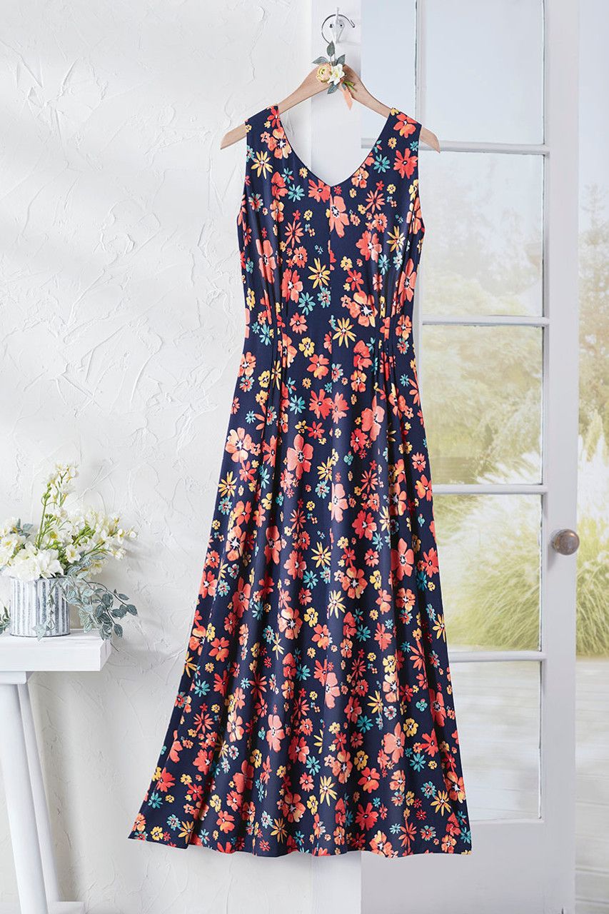 Petal Parade Knit Maxi Dress | Coldwater Creek