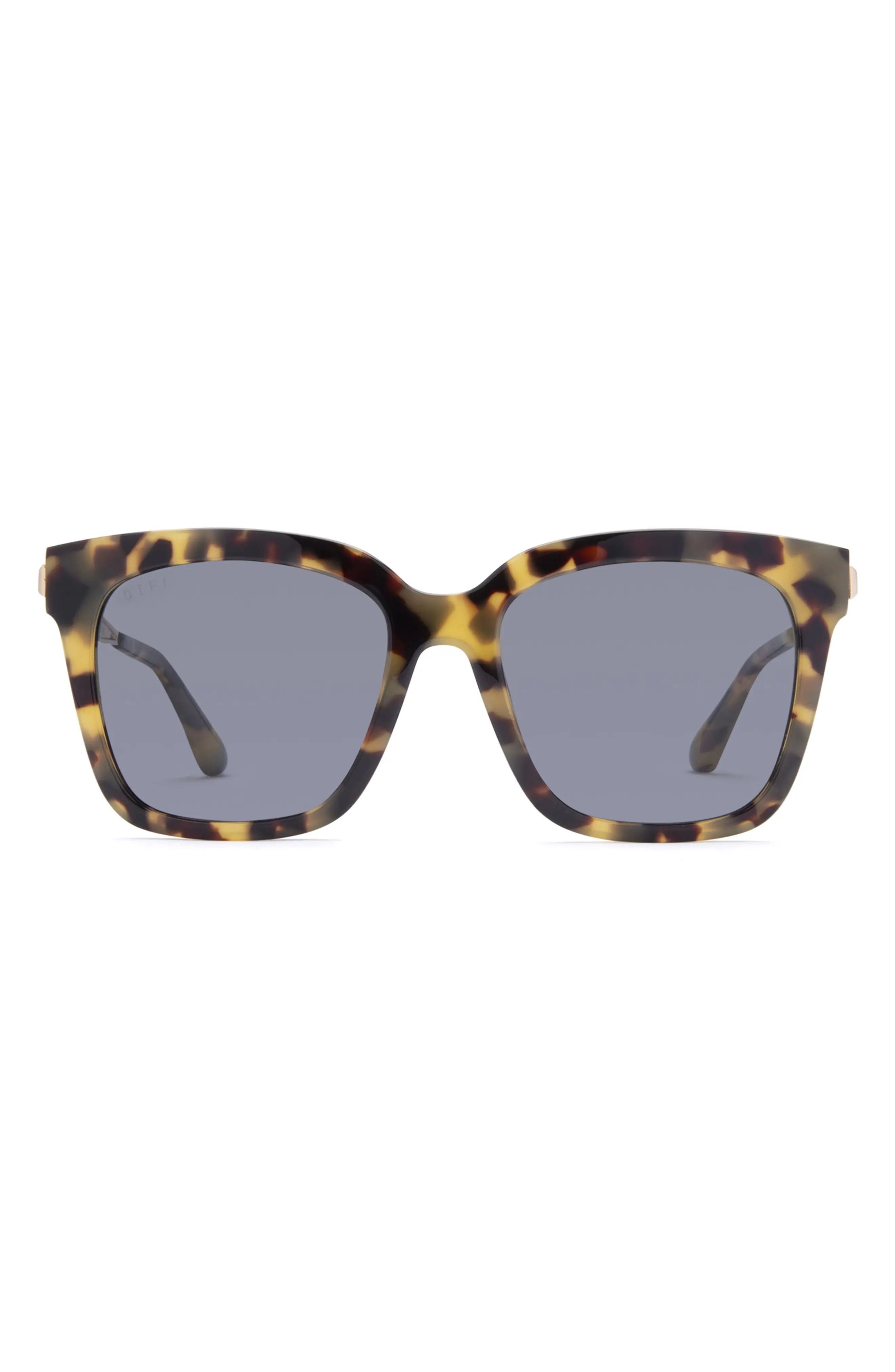 Women's Diff Bella 52mm Polarized Sunglasses - Hazel Tortoise/ Grey | Nordstrom