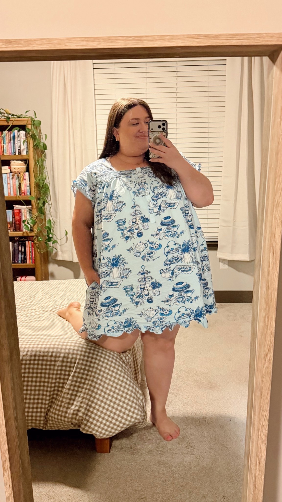 Been loving nightgowns lately🩵🫖wearing a 3x!

#LTKootd #LTKselfcare #LTKPlusSize