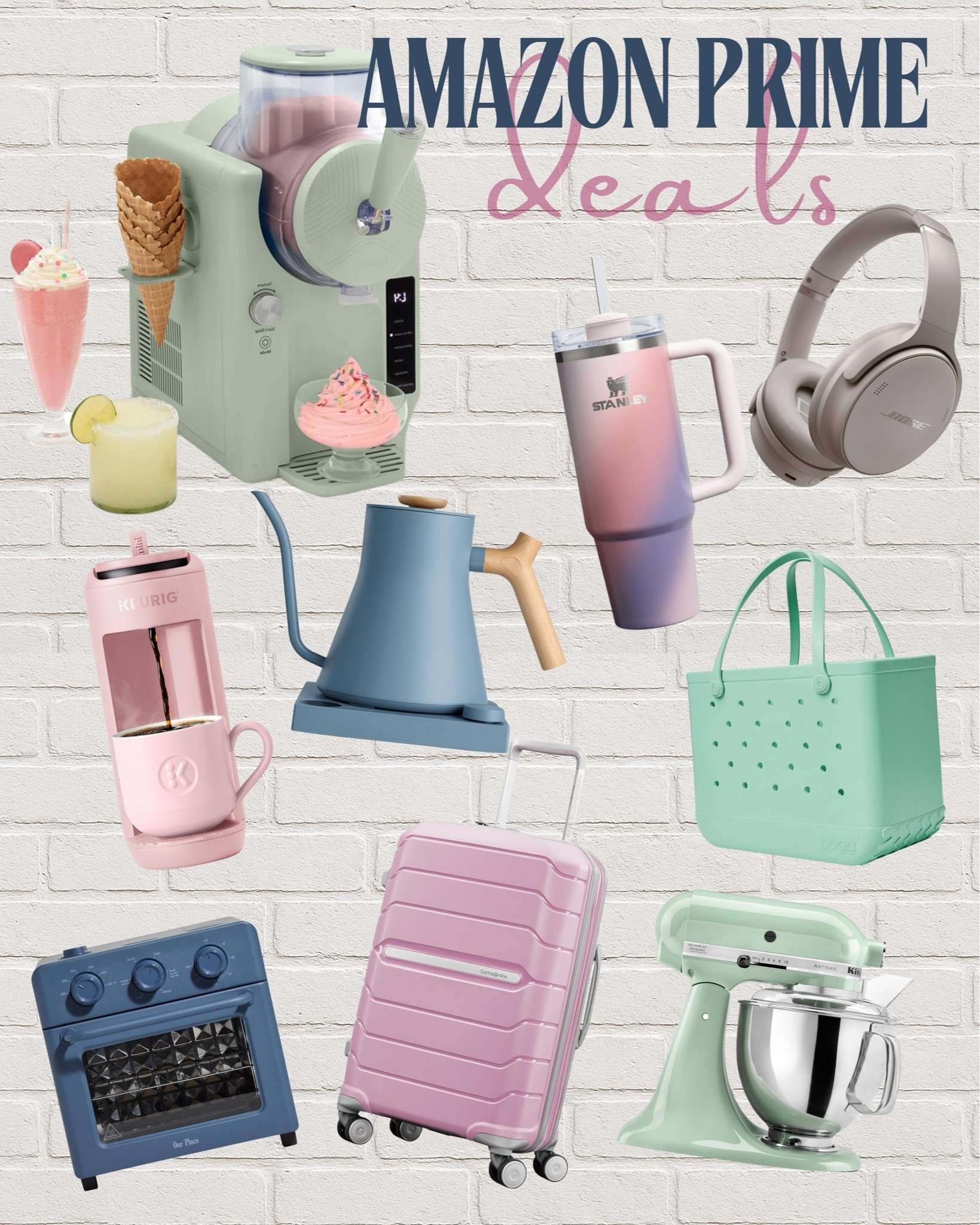 Pastel Dreams & Prime Deals 

If your favorite color is "pastel," this one is for you!
I've rounded up the prettiest Amazon Prime Day deals to elevate your daily routine-including the chicest blue electric kettle, comfy noise-canceling headphones, and the perfect mint beach tote.
Tap the link in my bio to shop the entire collage!

XOXO,
Ana Randall💗

#LTKunder100 #AmazonDeals #PastelVibes #CozyAesthetic #AmazonHome #StanleyTumbler #KitchenAid #LTKstyletip

#LTKstyletip #LTKsummer #LTKsale
