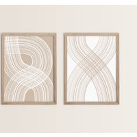 Neutral Beige Abstract Wall Art Set, Modern Painting, Brushstroke Print, Living Room Décor, Bedroom  | Etsy (US)