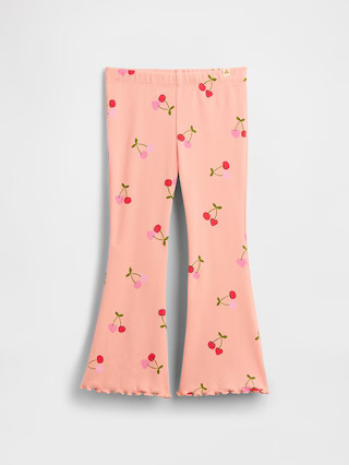 babyGap Pull-On Ribbed Flare Leggings | Gap Factory