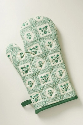 Rifle Paper Co. Artichoke Oven Mitt | Anthropologie (US)