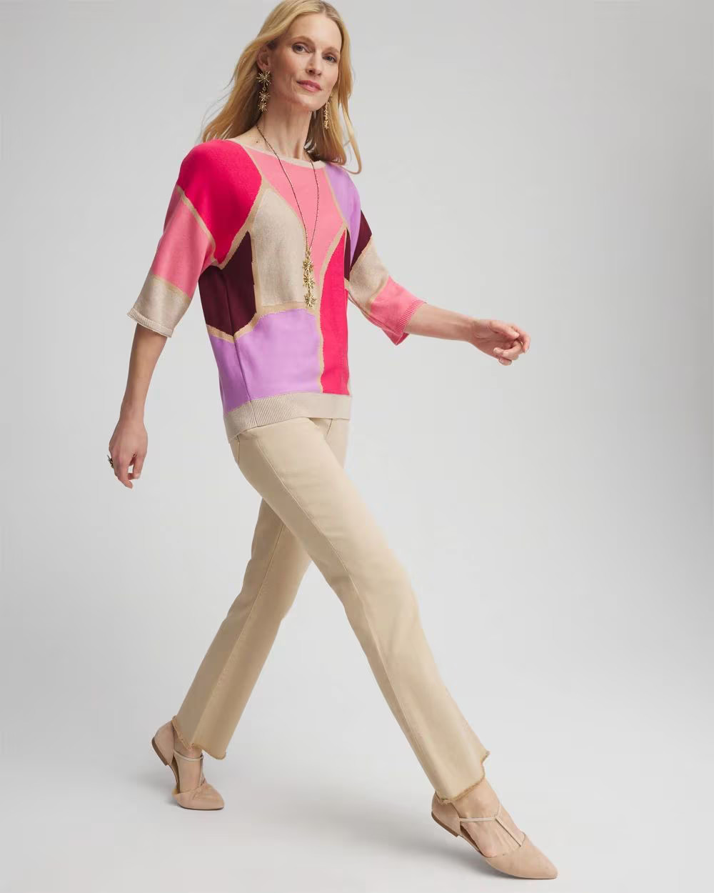 Girlfriend Fray Hem Kick Flare Jeans | Chico's