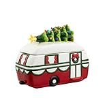 Mr. Christmas Camper Cookie Jar Christmas Tabletop, One Size, White | Amazon (US)