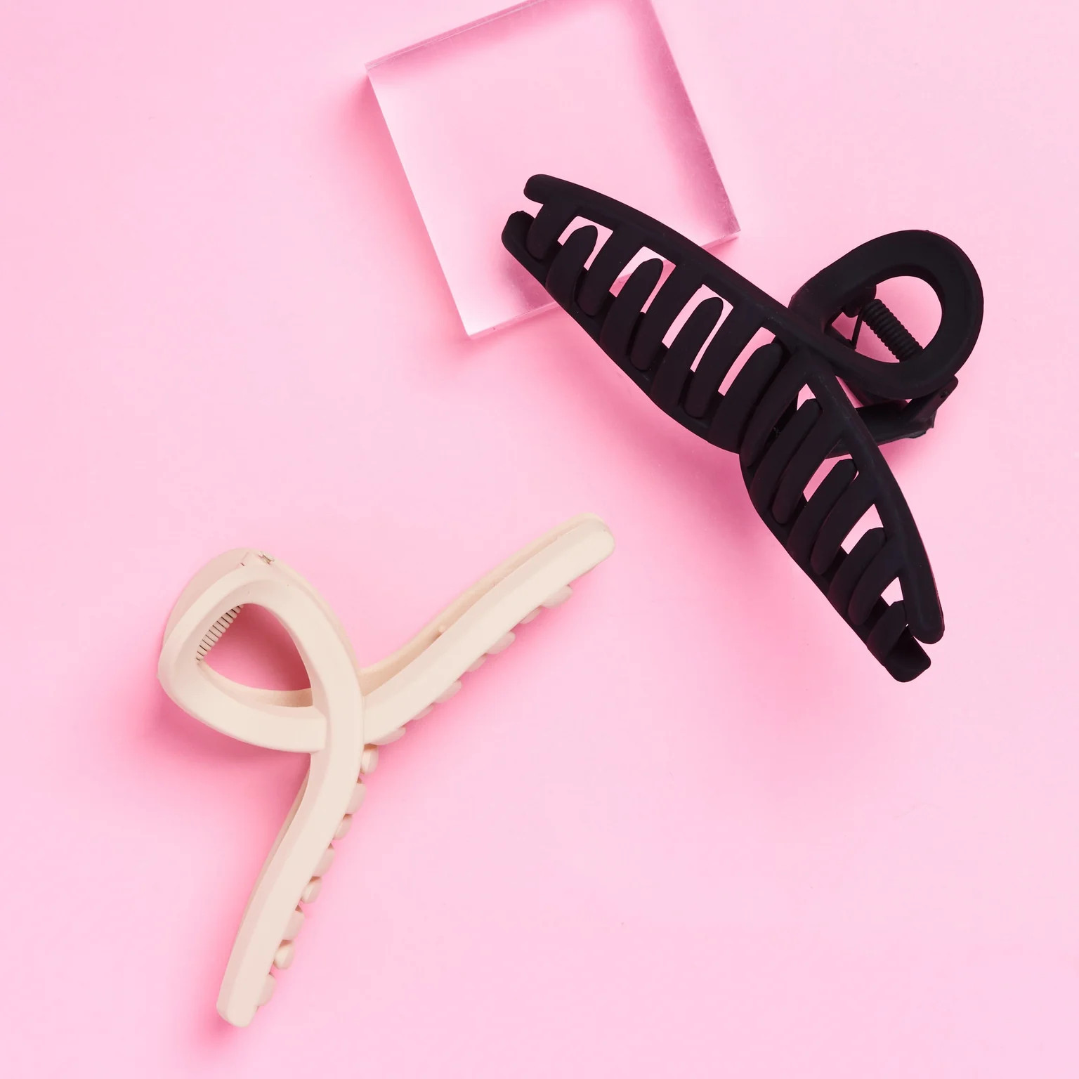 Loop Claw Clip Duo - Black & Tan | GIMME BEAUTY