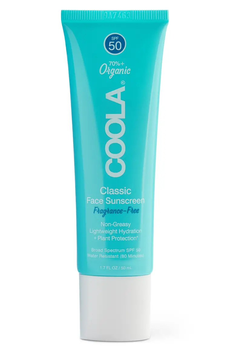 Suncare Fragrance Free Classic Face Organic Sunscreen Lotion SPF 50 | Nordstrom