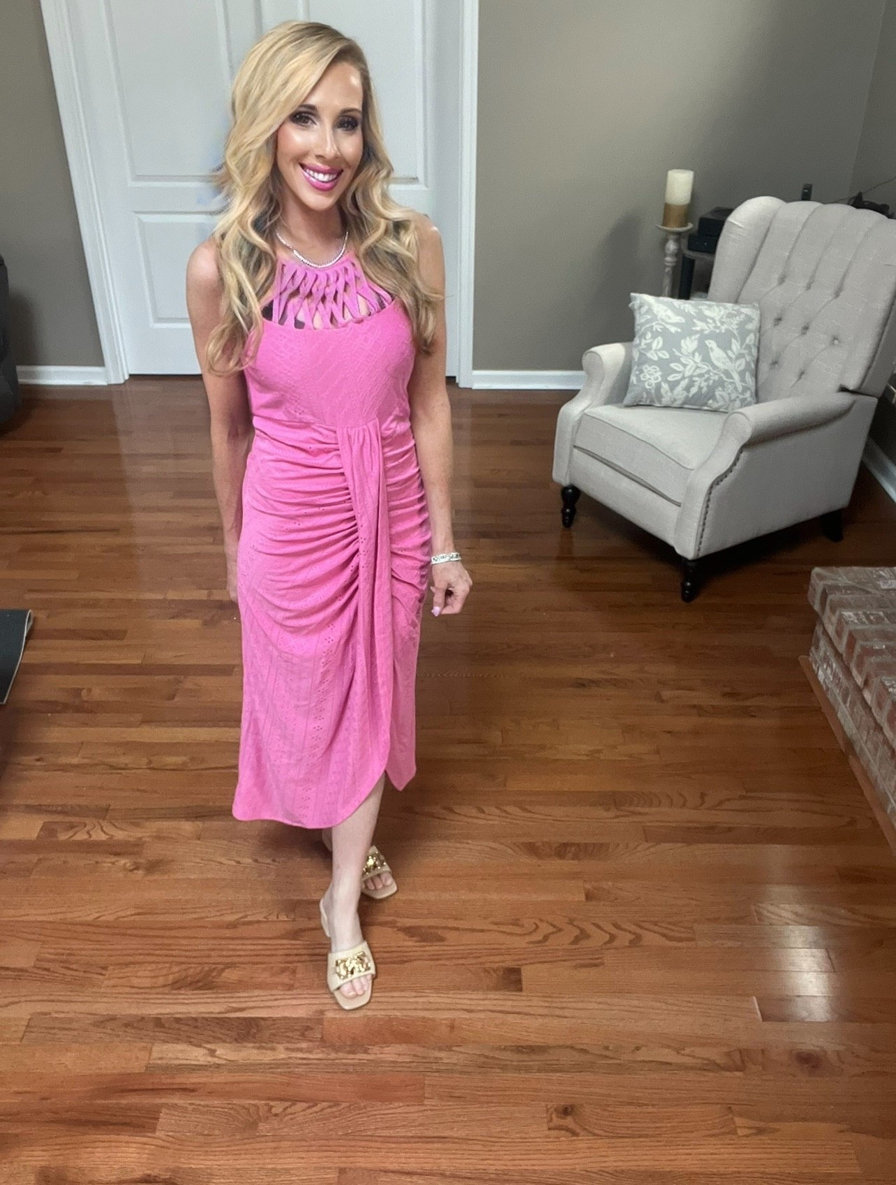 Gorgeous pink halter dress🌸🌸

#LTKdayinmylife #LTKootd #LTKWedding