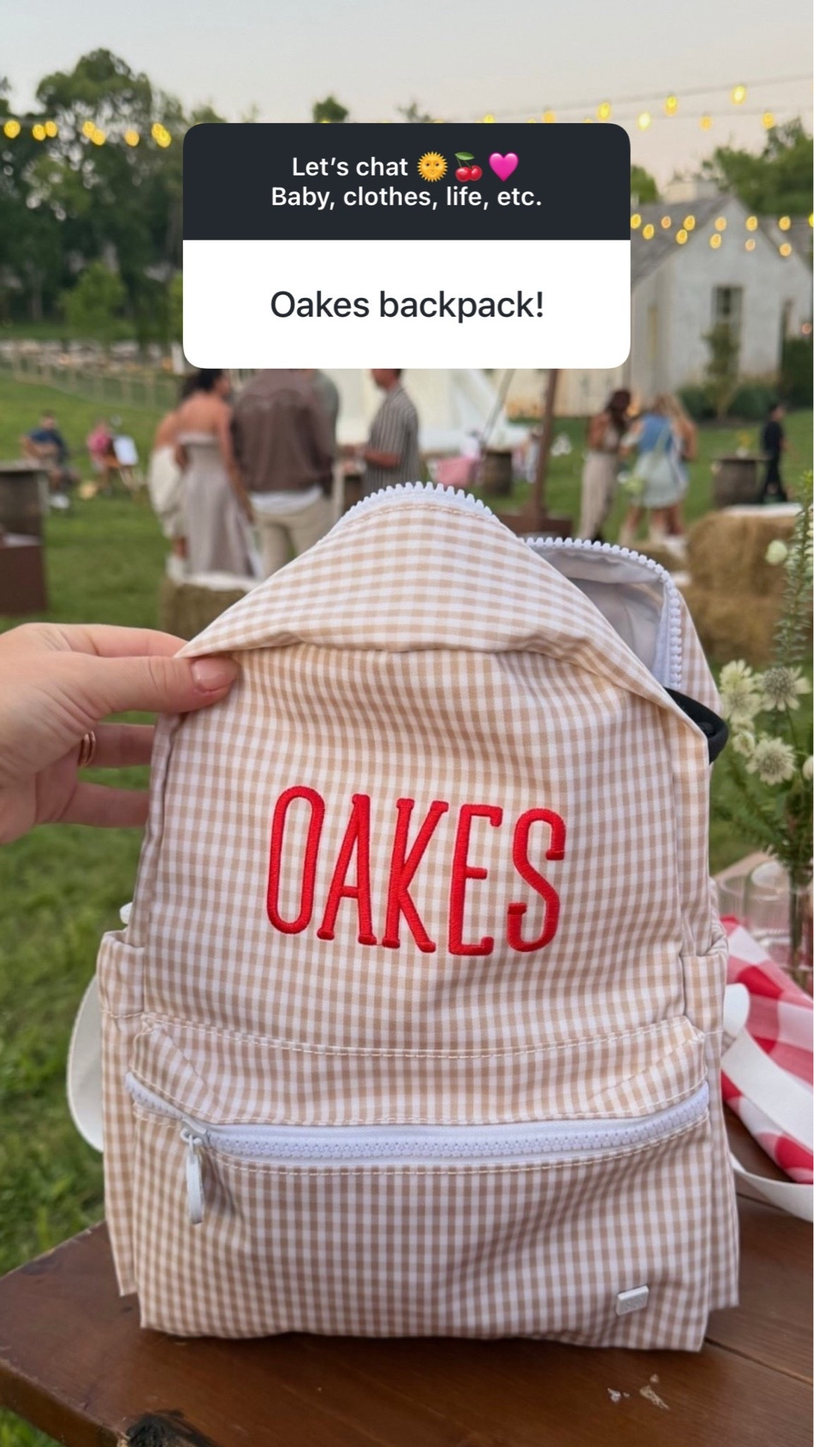Oakes backpack that we were gifted by Zoe strollers❤️ So cute, I use as our diaper bag sometimes

#LTKmomlife #LTKBaby