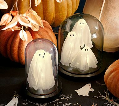 Lit Ghost Cloche | Pottery Barn (US)