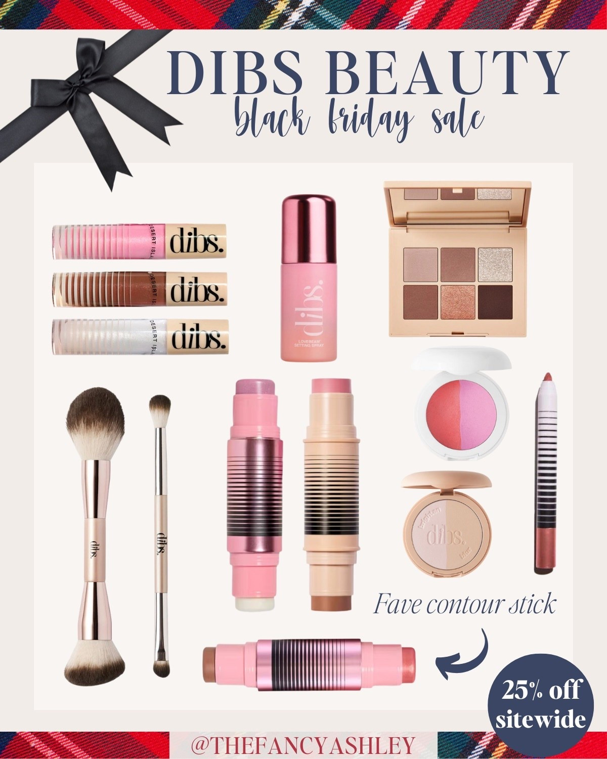 I'm OBSESSED with the Dibs Contour Stick—my daily go-to for that fab glow. And the duo brush? Perfection. It's SO GOOD! Grab my faves and all their best sellers at 25% off through Monday for the Dibs Black Friday sale. Perfect holiday gift for the beauty lover in your life!

#LTKGiftGuide #LTKCyberWeek #LTKSaleAlert
