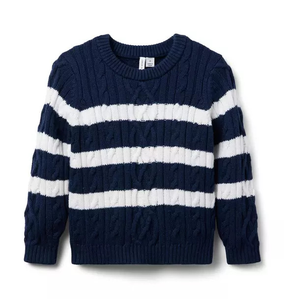 Striped Cable Knit Sweater | Janie and Jack