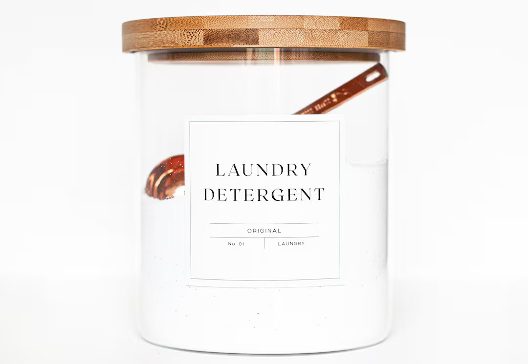 Laundry Labels Waterproof Vinyl Laundry Room & Cleaning Supplies Organization Custom Labels Kitch... | Etsy (US)