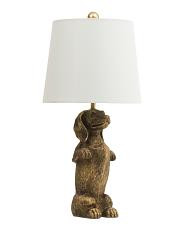 22.5in Standing Dachshund Dog Lamp | TJ Maxx