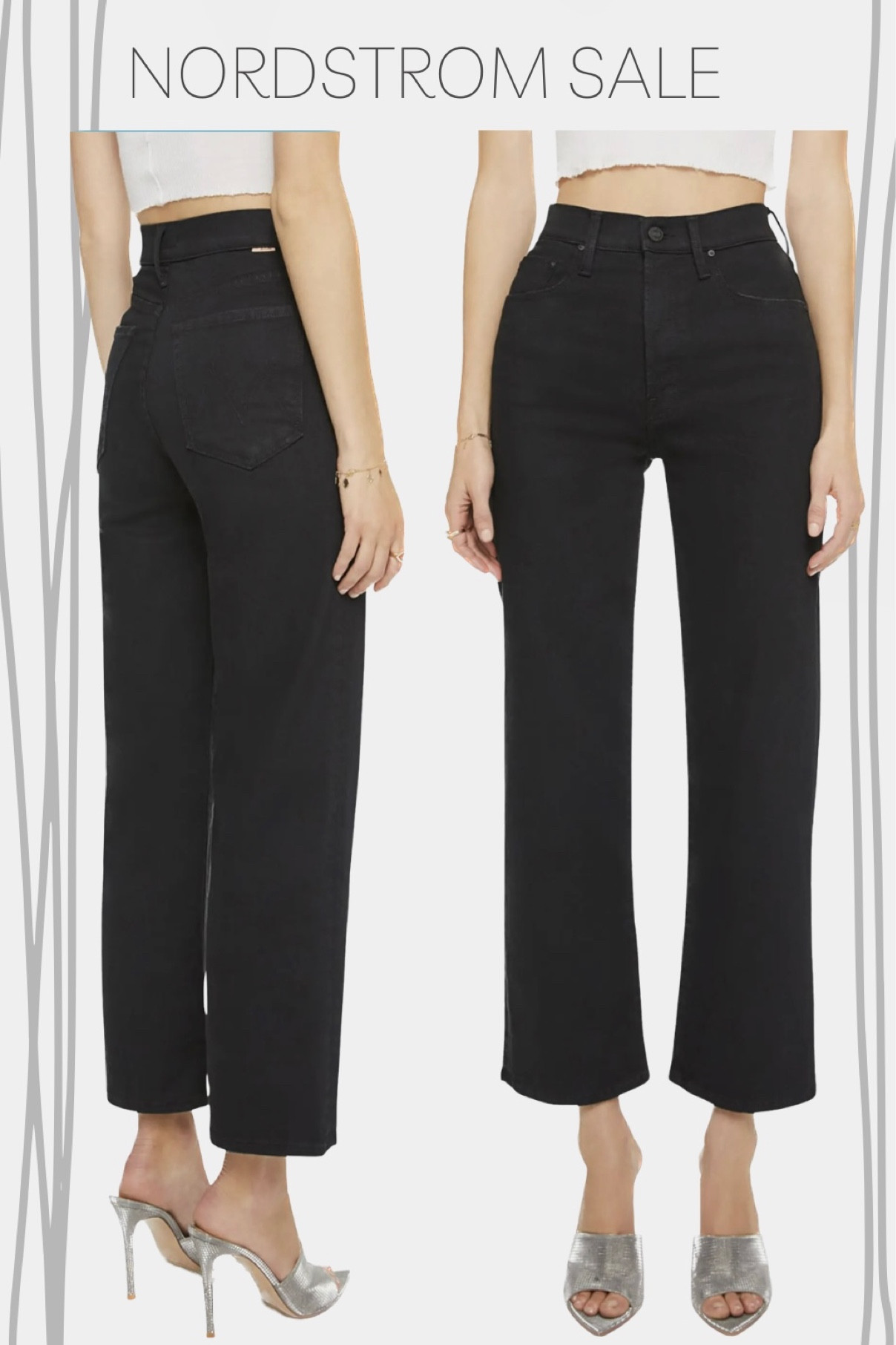 Black denims , high waisted straight leg! 
Linked other denims as well part of the Nordstrom sale 👖

#LTKsalealert #LTKxNSale #LTKstyletip