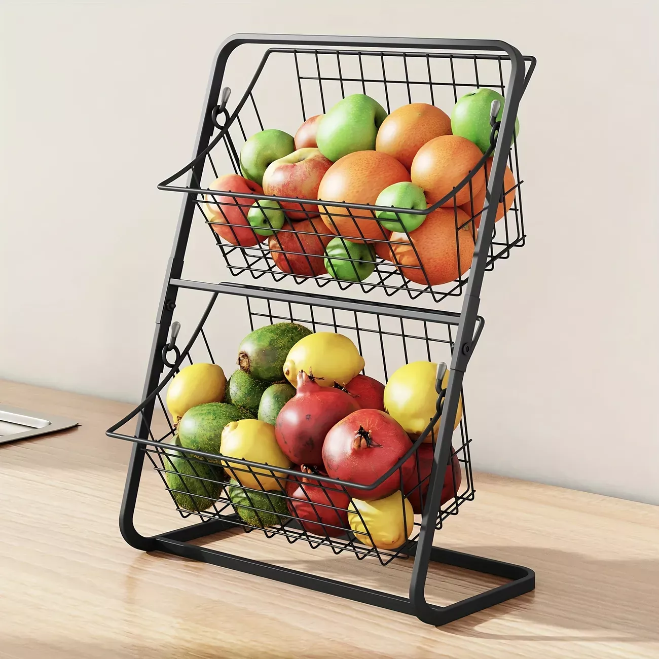 Metal Double Layer Stand Holder Fruit Storage Tray Cake Rack - Temu