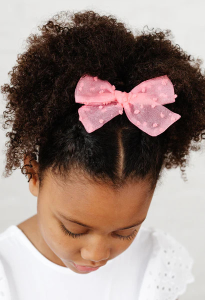 Coral Pink Party Dot Poppy | Little Poppy Co