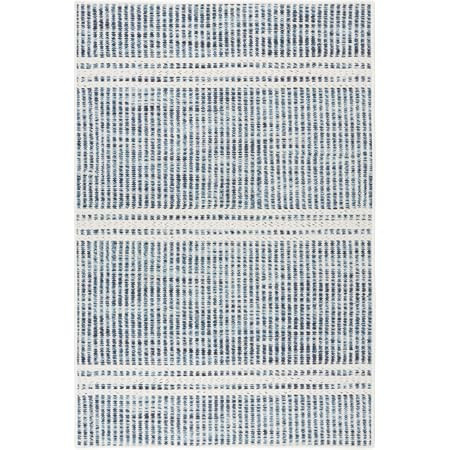 Dash & Albert Malta Blue Striped Handwoven Wool Runner Rug, 2'6"x8' | Amazon (US)