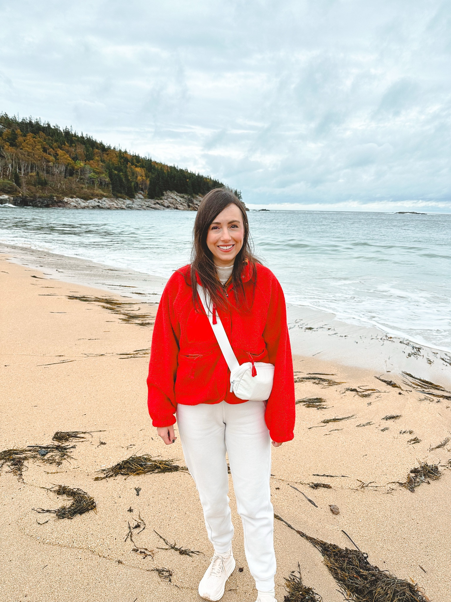 Hiking outfit - free people red hit the slopes fleece (small), lululemon belt bag, lululemon scuba joggers (size 4) 



#LTKFitness #LTKFindsUnder100 #LTKSeasonal