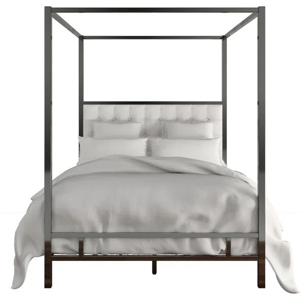 Holton Upholstered Canopy Bed | Wayfair North America