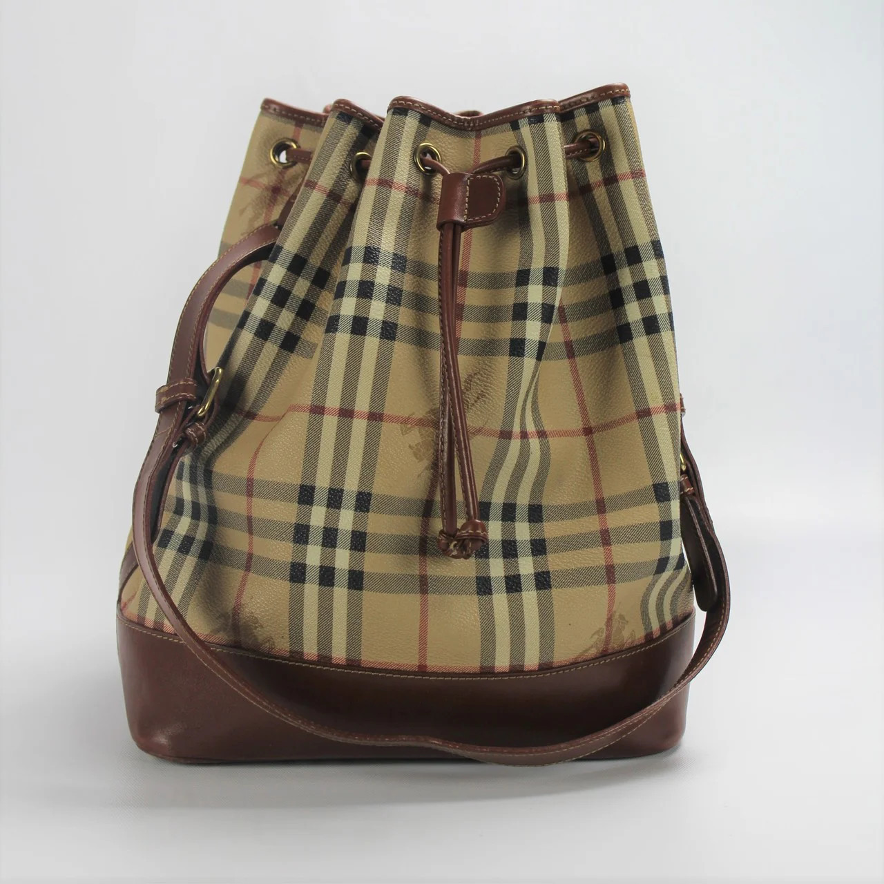 Burberry Drawstring Bucket Bag | Keeks Designer Handbags