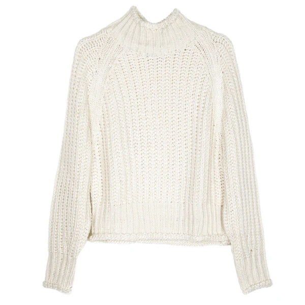 Regina Knit Pullover, Off White | The Avenue