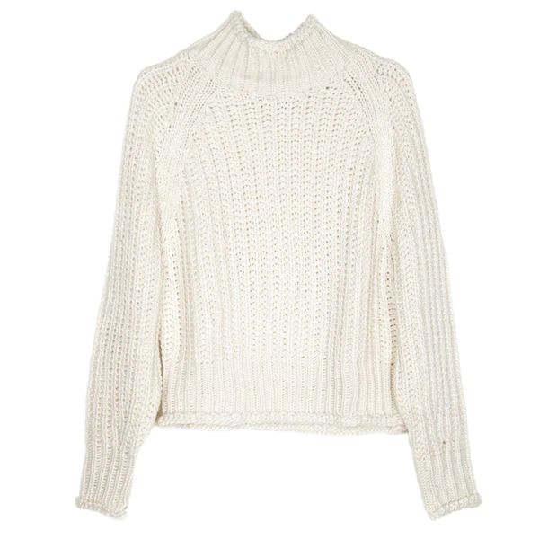 Regina Knit Pullover, Off White | The Avenue