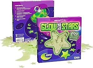 Glow In The Dark Stars with Planets & Constellation Map Includes Sticky Putty for Star Stickers I... | Amazon (US)