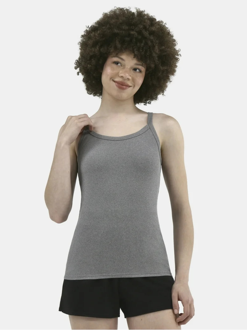 No Boundaries Ribbed Cami Top, Women's XXS-XXL | Walmart (US)
