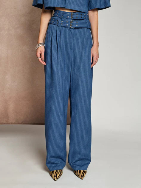 Ghospell  Bettie Pinstripe Trousers | Sister Jane (UK)