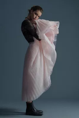 Hutch Pleated Tulle Skirt | Anthropologie (US)