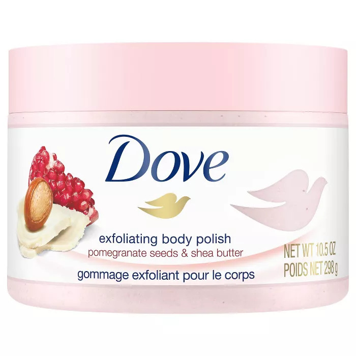 Dove Pomegranate Seeds & Shea Butter Exfoliating Body Polish Scrub - 10.5oz | Target