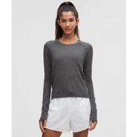Swiftly Tech Long-Sleeve Shirt 2.0 Waist Length Textured Knit | Lululemon (US)
