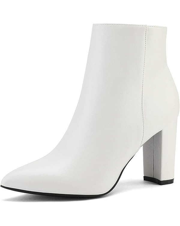 DREAM PAIRS Women's Chunky High Heel Ankle Booties | Amazon (US)