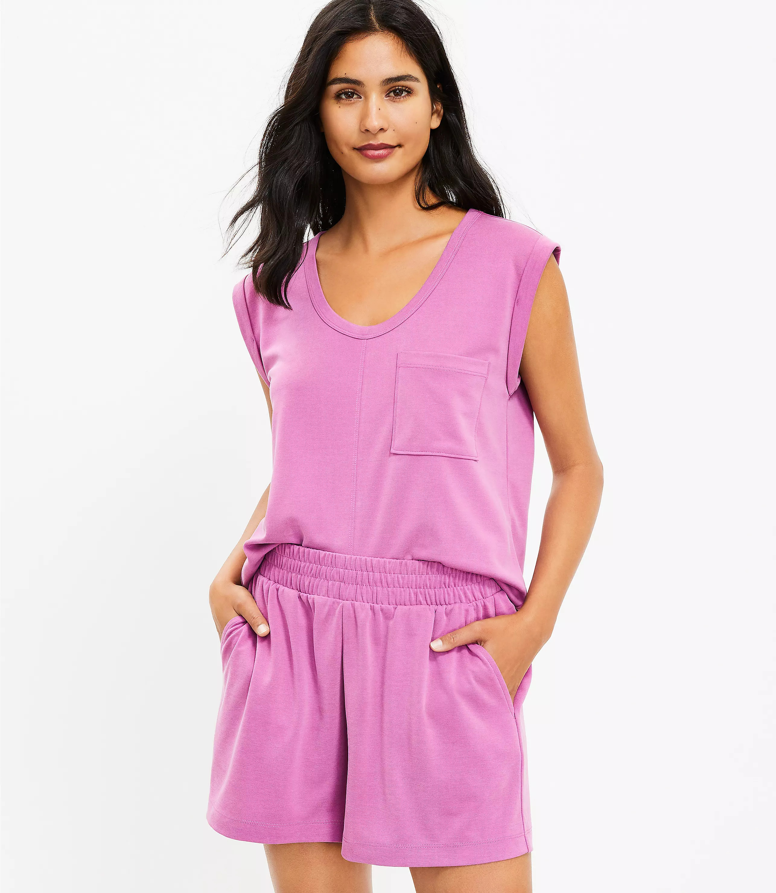 Lou & Grey Sandwashed Shorts | LOFT