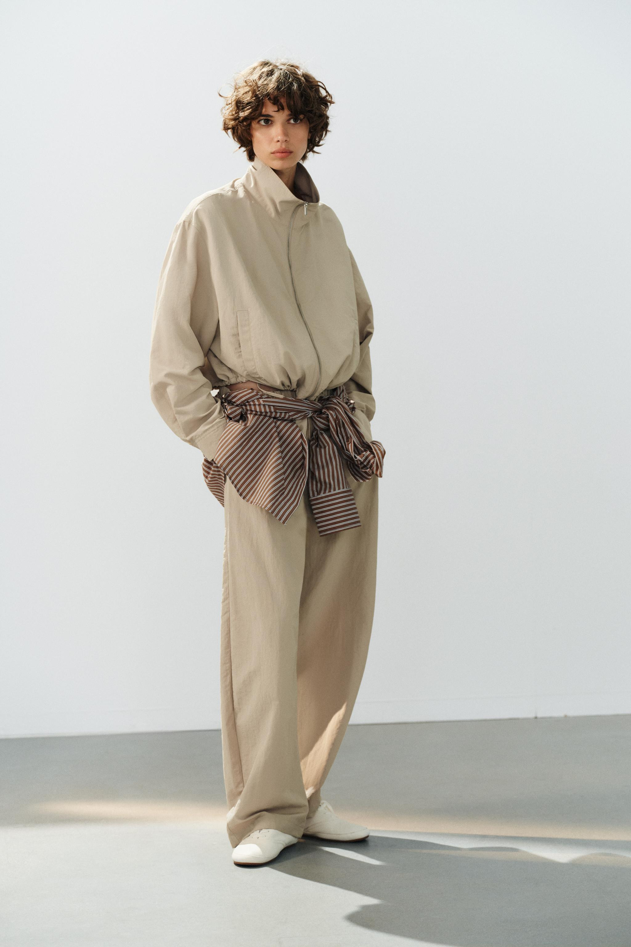 TECHNICAL FABRIC JACKET | Zara US