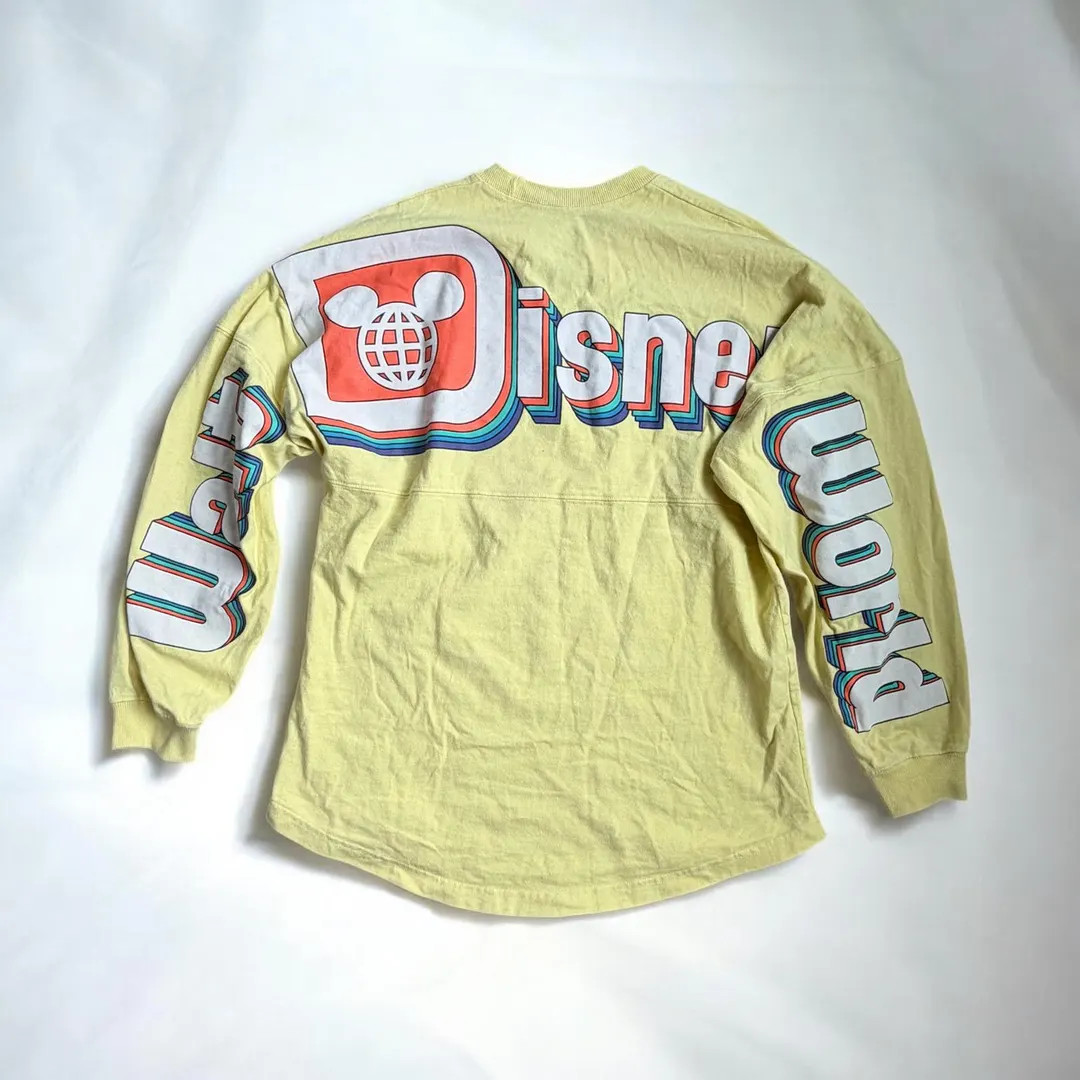 Disney Spirit Jersey Long Sleeve Shirt Yellow XS | Etsy (US)